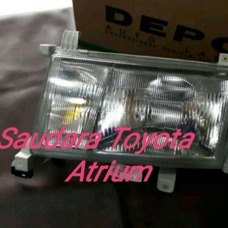 Headlamp Lampu Depan Kijang Kapsul Lgx Krista 1997-1999 With Foglamp