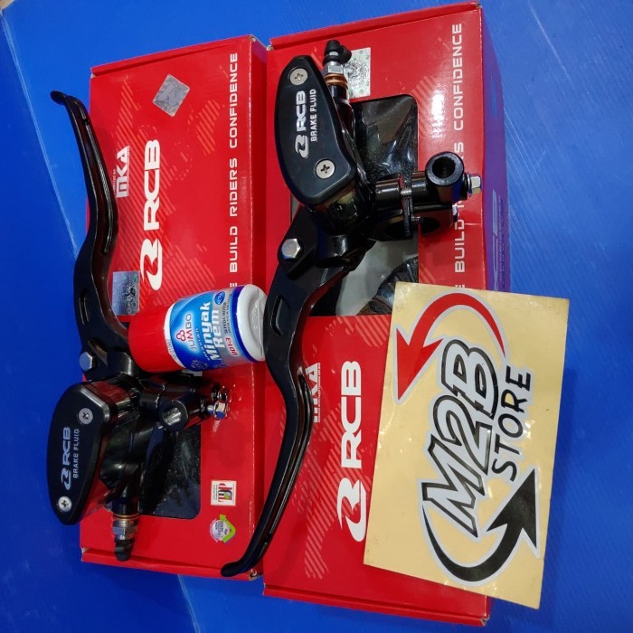 Master Rem Kiri Kanan Rcb Nmax Tabung Oval, Gratis Minyak Rem