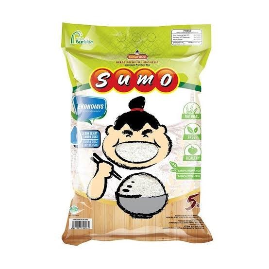 

beras sumo merah kuning hijau premium pulen sedang pera 5kg