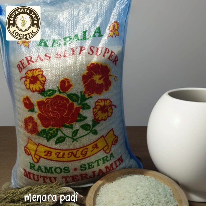 

BERAS BUNGA 15 KG/BMW/ROJOLELE/BERAS SETRA RAMOS