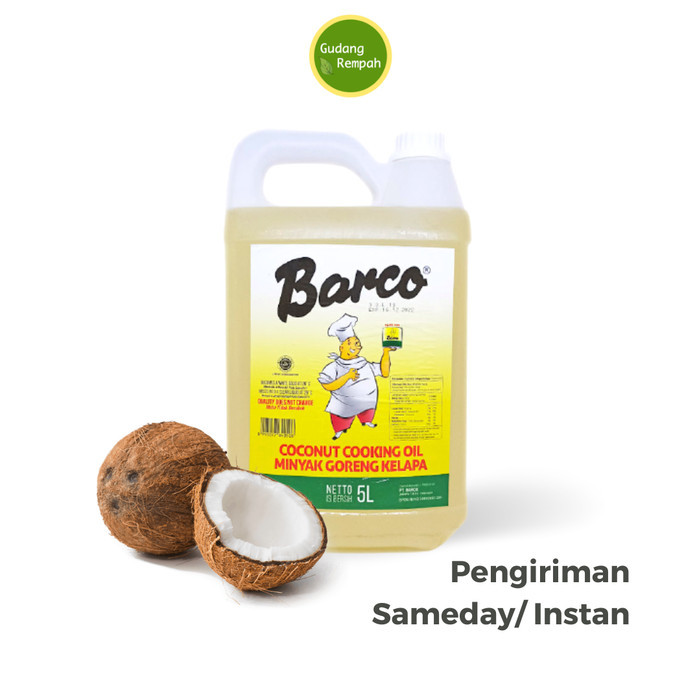 

PROMO MINYAK KELAPA BARCO 5 LITER