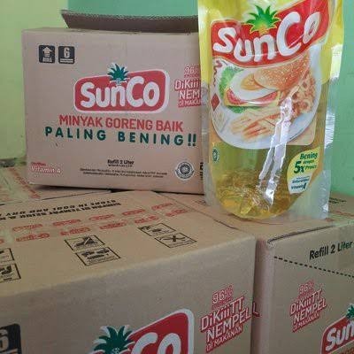 

minyak goreng sunco 2 liter 1 dus