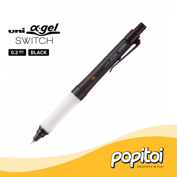 

UNI Kuru Toga Alpha Gel SWITCH Mechanical Pencil 0.3 0.5 mm Pensil