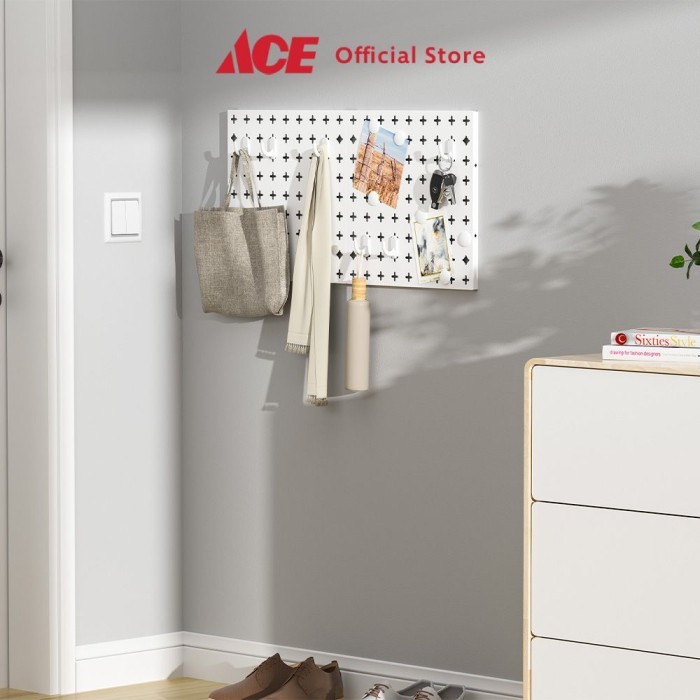 

Stora Papan Organizer Dinding Metal Wall Mounted Set Pegboard Decorative Wall Wall Mounted Metal