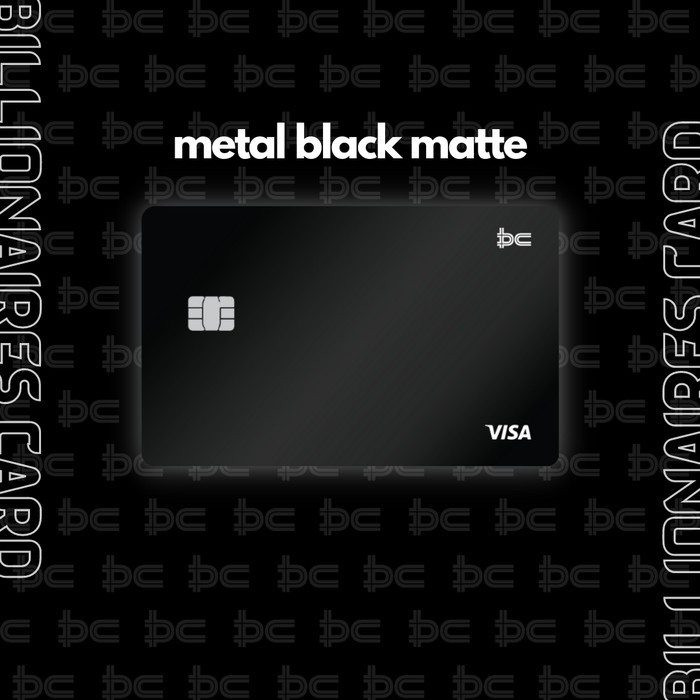 

Custom Metal ATM Debit Credit Card (Bukan Skin Card) - Black Matte