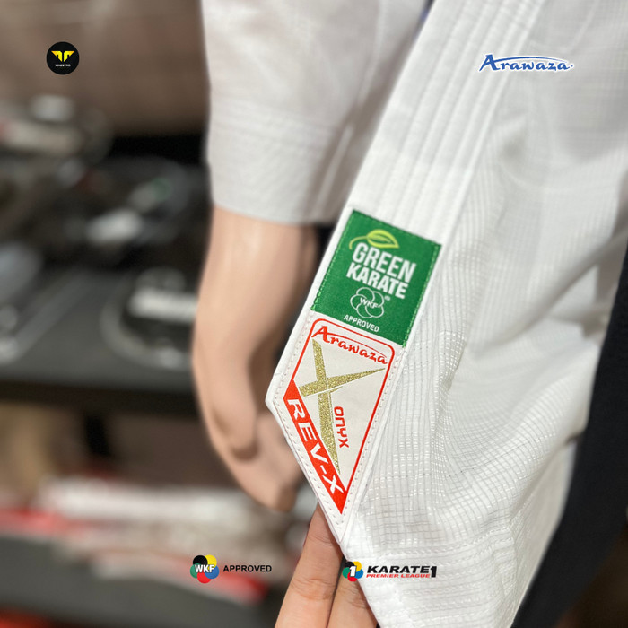 ARAWAZA Rev-X REVERSIBLE-"Premier League"(Seragam Karate) - KUMITE- WKF Approved
