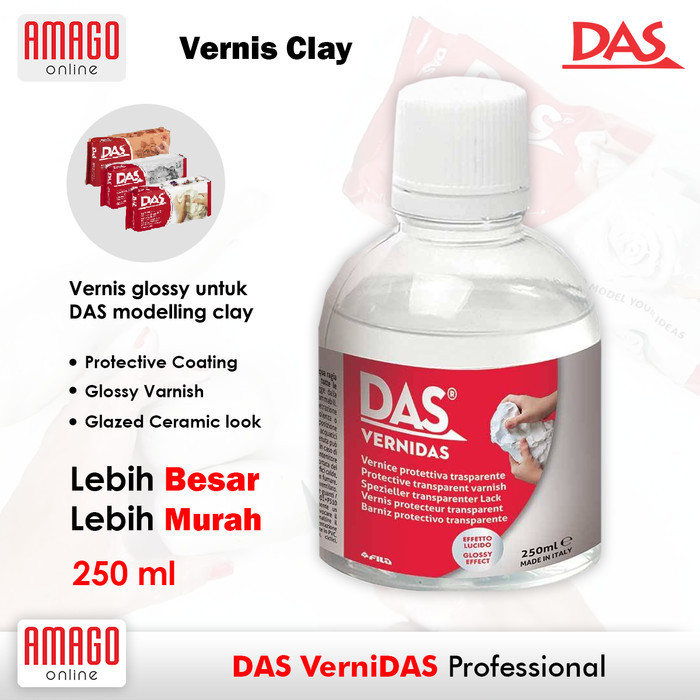 

Vernis untuk DAS Modelling Clay - DAS Vernidas isi 250 ml