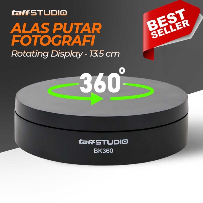 Stand Display Putar 360 Jam Elektrik Alas Putar Fotografi Rotating