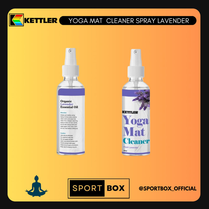 BERKUALITAS Kettler Yoga Mat Cleaner Spray Lavender / Pembersih Matras -