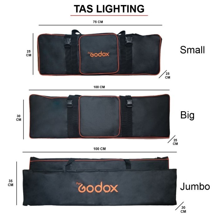 PROMO Lighting Studio Bag / Tas Lighting BIG / Tas paket studio (BESAR)