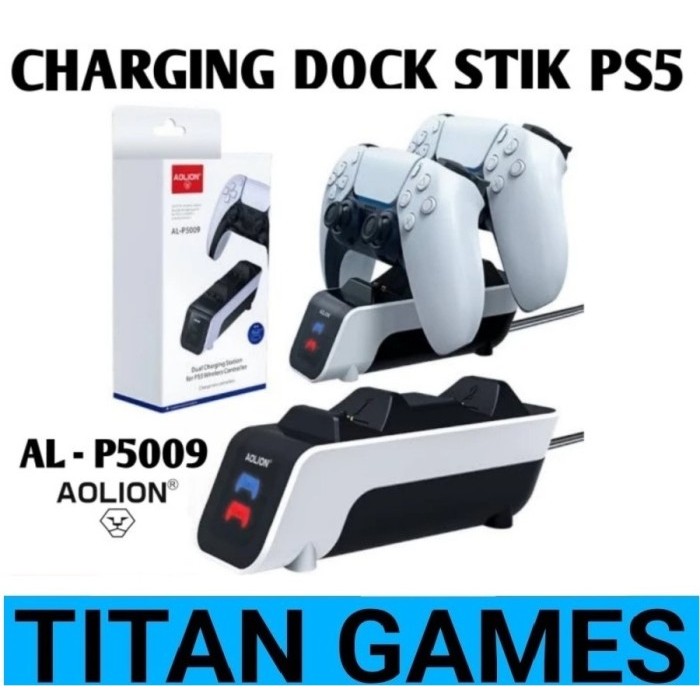 TERBARU Charging Dock Stik PS5 Dualsense Docking Stik PS5