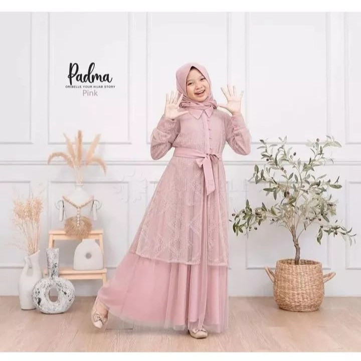 Pakaian Bju Kurung Malaysia Pesta Gamis 2025 Gamis Anak Perempuan Bahan Adem Games2025 Ank Dress Lon
