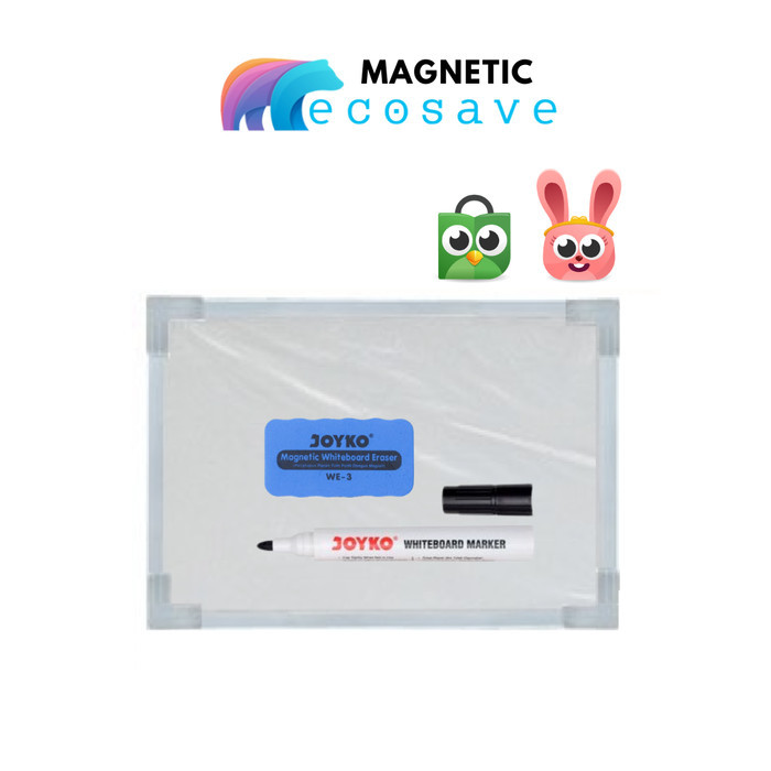 

TERLARIS! White Board SAKANA 20x30 cm - Papan Tulis Whiteboard 20 x 30cm Kecil