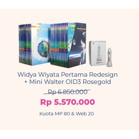 WIDYA WIYATA PERTAMA REDESIGN (WWP Redesign) + WALTER OID3 (ROSE GOLD) LIMITED EDITION Kode 585
