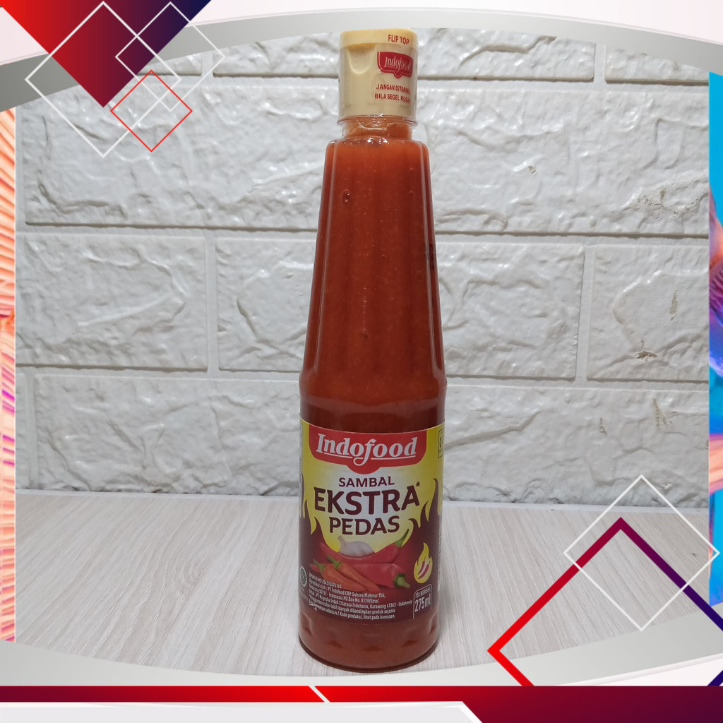 

Indofood Sambal Extra Pedas 275ml .
