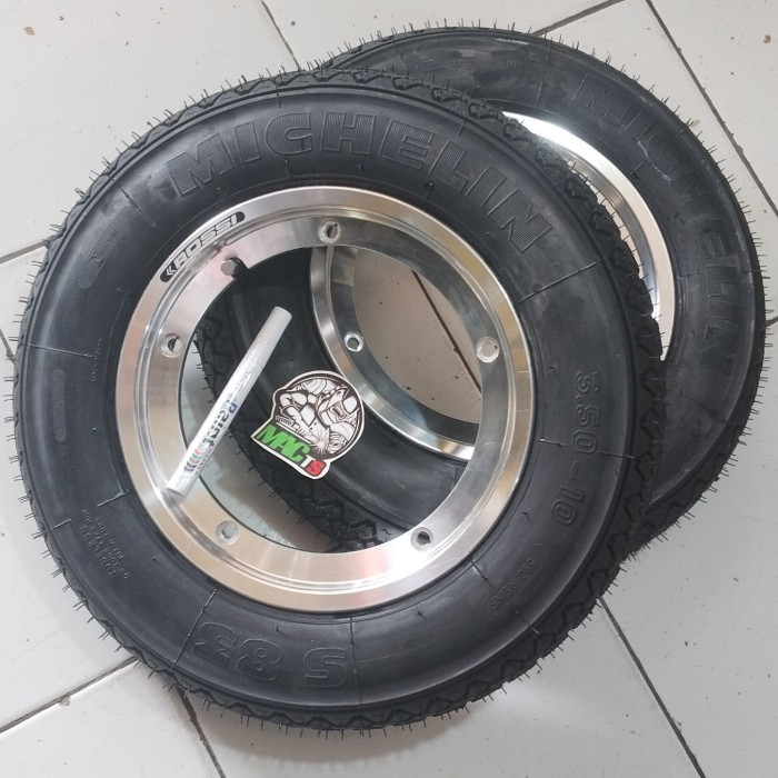 velg + ban Vespa (Vrossi & Michelin s83)