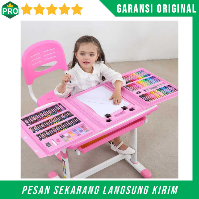 

Set Alat Mewarnai Colorful Childrens Spidol Warna Anak 208 PCS