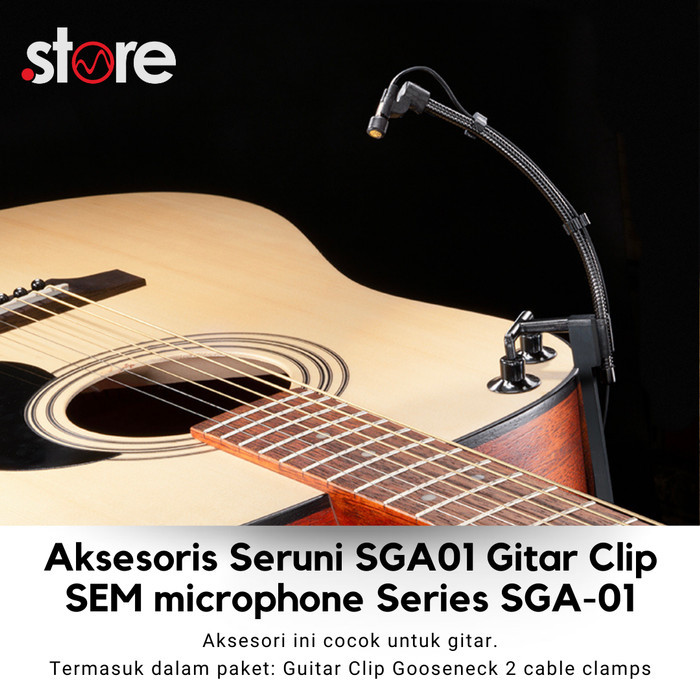 Aksesoris Seruni Sga01 Gitar Clip On Series Sga-01 ( Tanpa Mic )