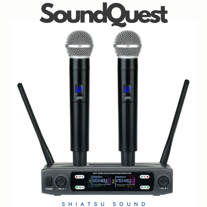 Audio Mixer Microphone Karaoke Handheld Wireless Uhf