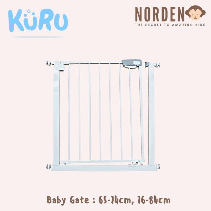 [Nd] Kuru Baby Gate / Pagar Pembatas Tangga Bayi Boom Sale
