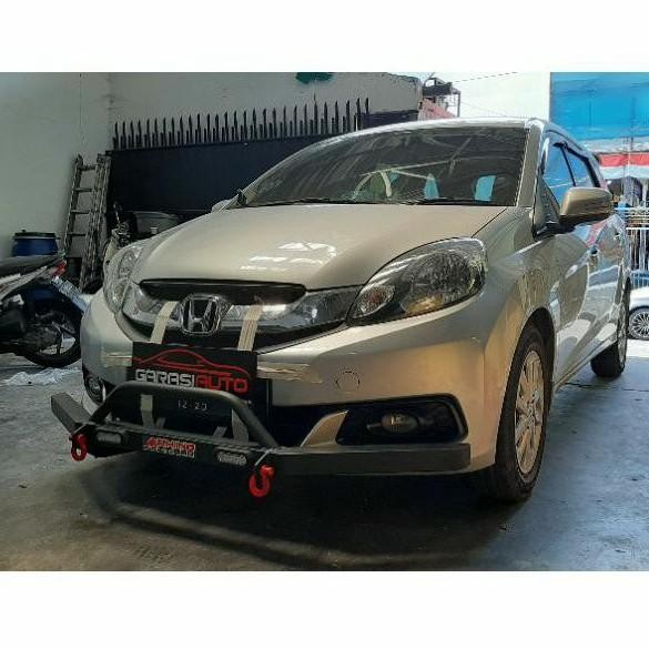 Tanduk Depan Honda Mobilio Towing Bar Bumper Guard Original Rhino Bahan Besi