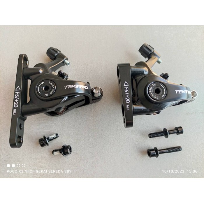 Tektro Md-C550 1 Set Road Mechanical Disc Brake Flat Mount Rem Sepeda