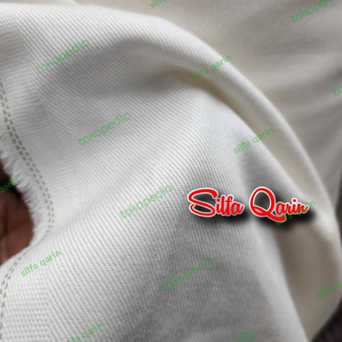 Ready kain rafel jeans non stretch / bahan jeans rafel (bahan tebal)