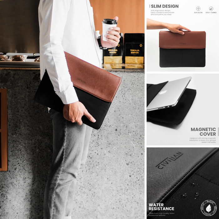 ORI Macbook Air / Pro M1 13" Inch Sleeve Cover Case Tas Laptop Apple