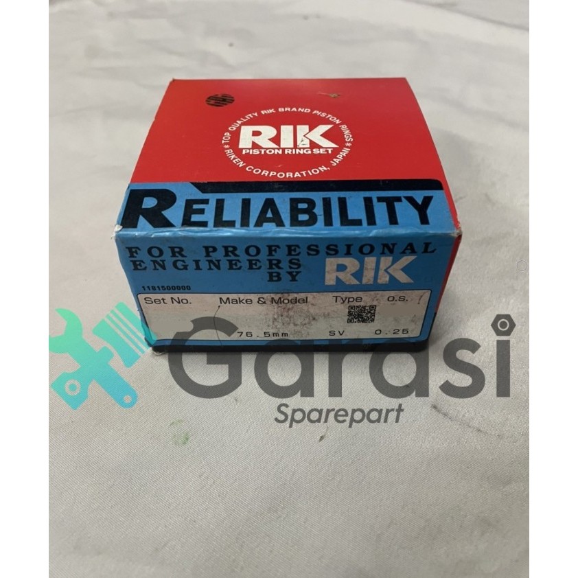 Ring Piston / Ring Seher Kia Matrix Old /Hyundai Santa Fe 1.6 Japan