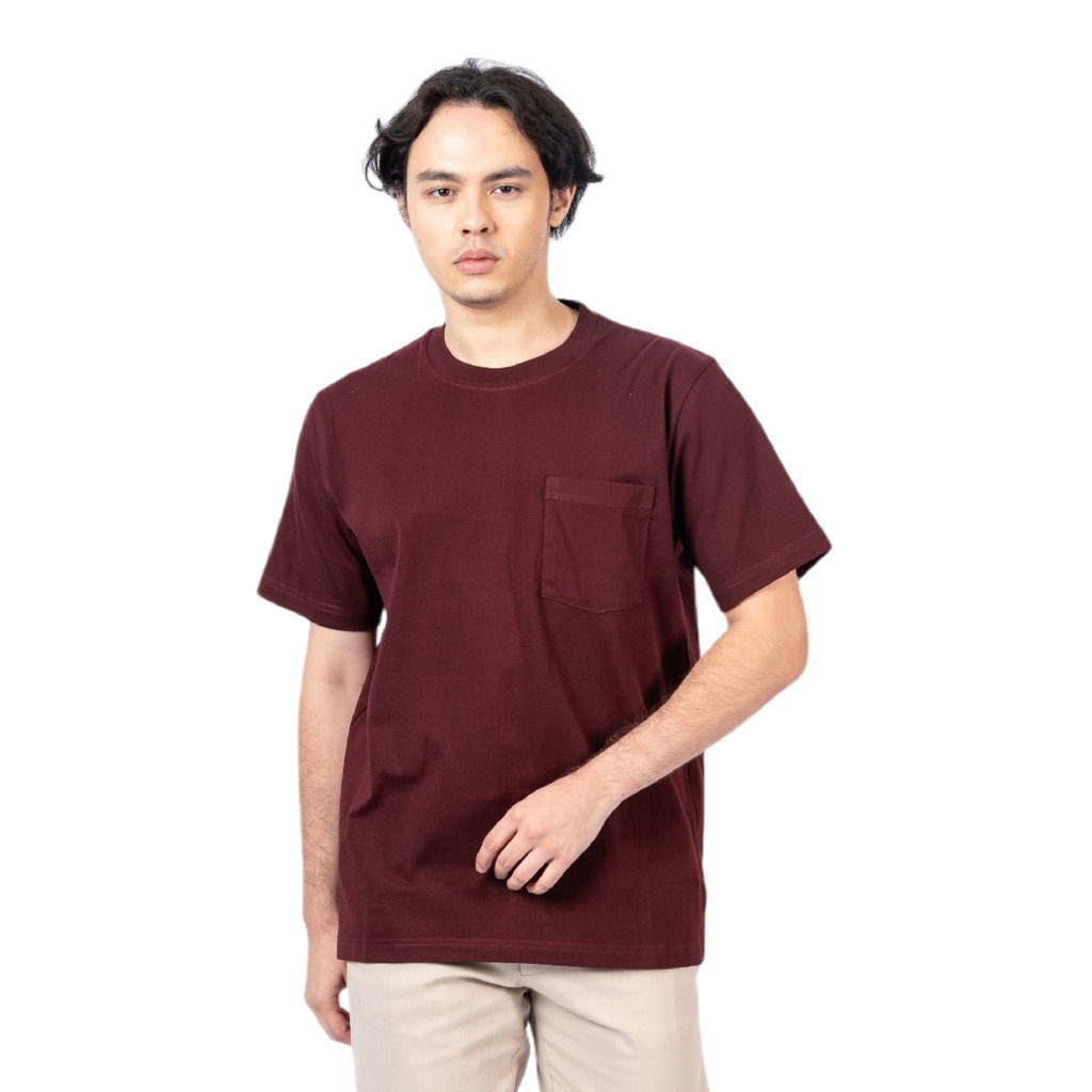 Erigo T-Shirt Basic Pocket Ewald Andora - Kaos Basic Unisex