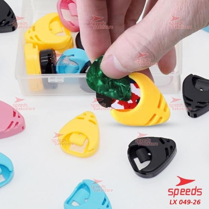 Terjangkau Alat Musik Pick Gitar Pick Holder Speeds Tempat Pick Gitar/Bass 049-26