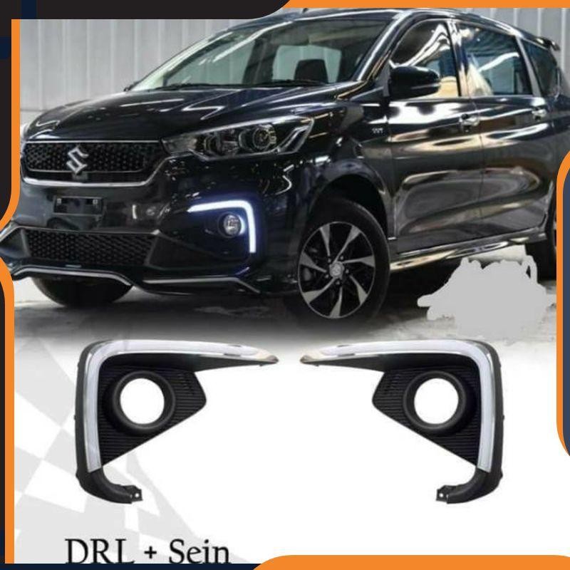 Cover Foglamp All New Ertiga Drl Led Putih Dan Sein Kuning All New Ertiga