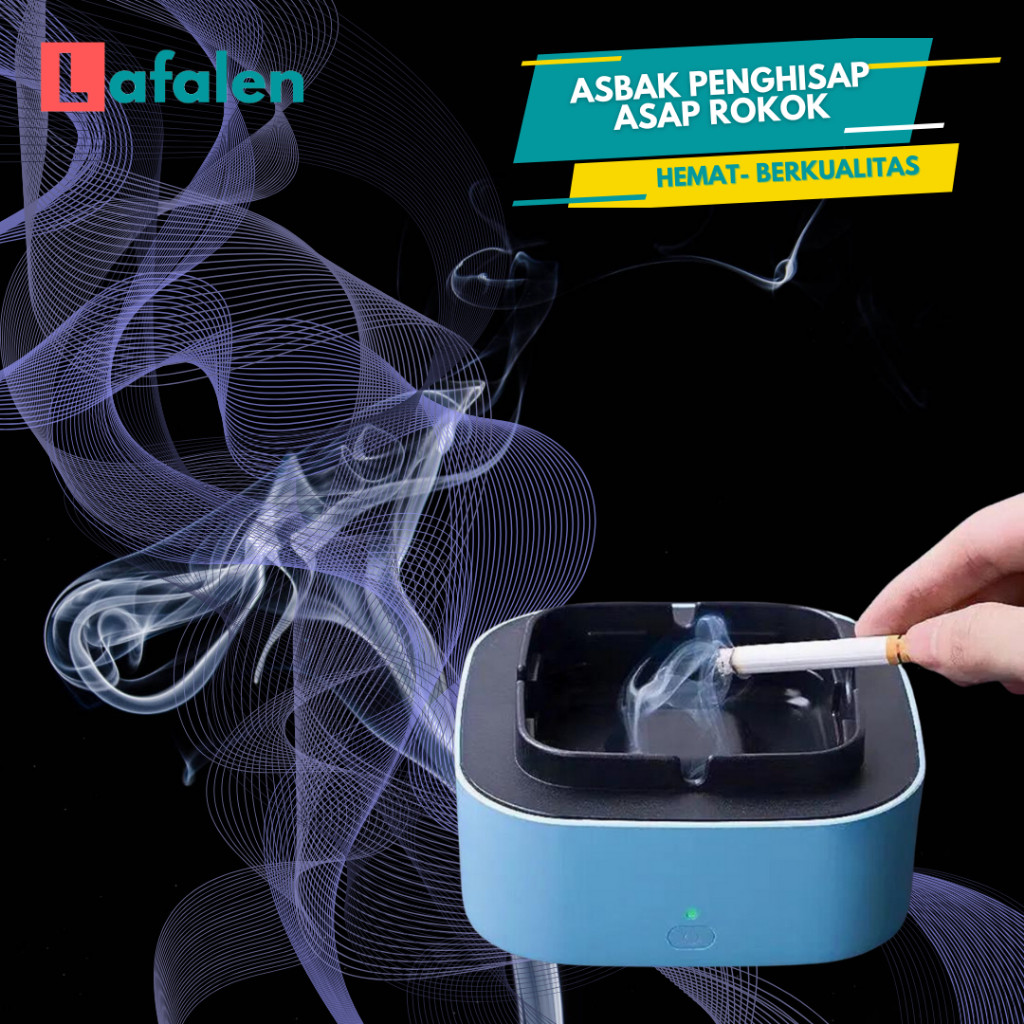 Asbak Penghisap Asap Anti Bau Asap Rokok Air Purifier Filter Cigar