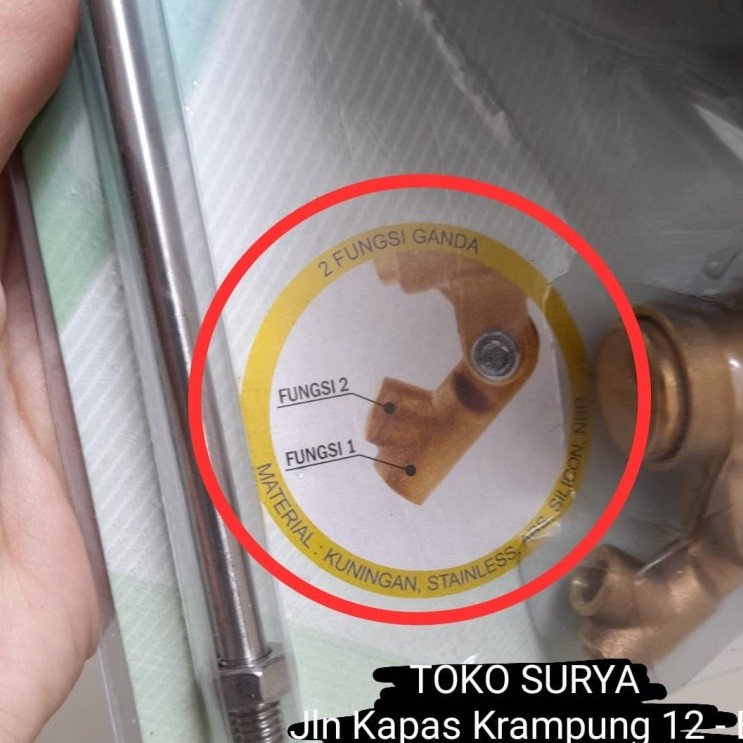 PELAMPUNG BOLA DUPON 1/2" 3/4" PELAMPUNG TANDON BAWAH DUPON PELAMPUNG BOLA 1/2" DUPON PELAMPUNG BOLA