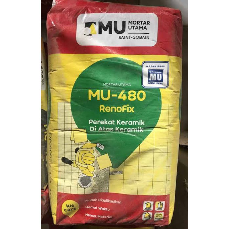 Mu 480 Mortar Utama Untuk Pasang Keramik Diatas Keramik