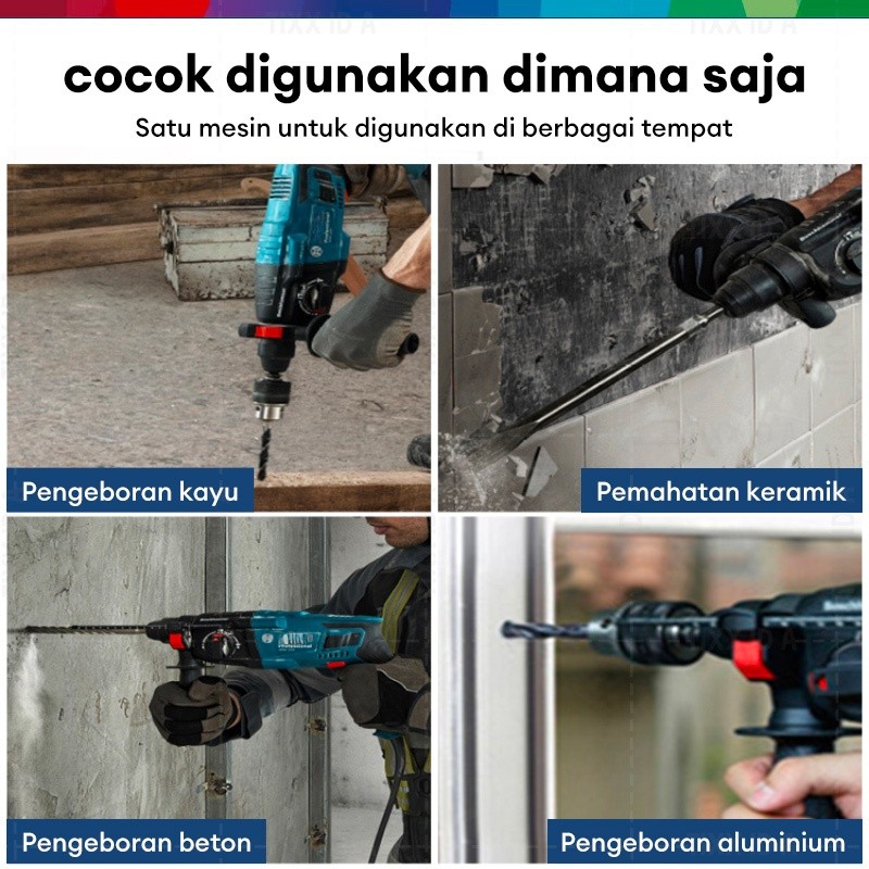 Hammer Drill Bor Roy / MESIN BOR BETON / IMPACT BOR PALU IMPACT BOR / Mesin Bor Beton Impact Drill /