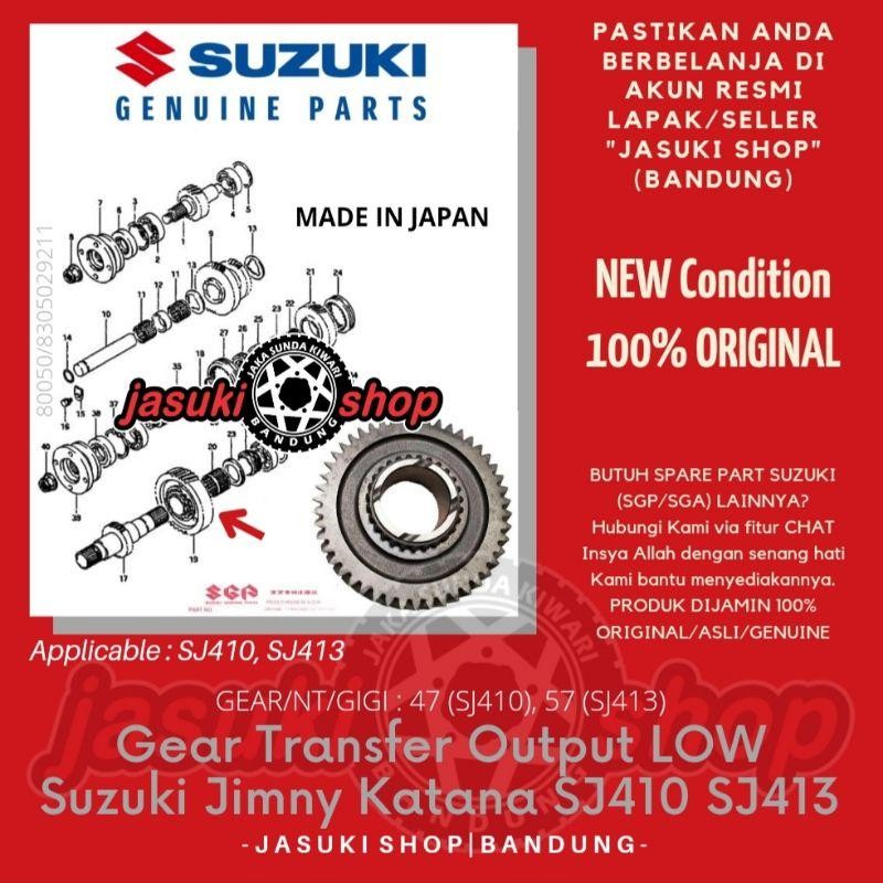 Low High Gear Gigi Output Transfer Case Tc High Low Suzuki Jimny Katana Caribian Samurai Sj410 Sj413