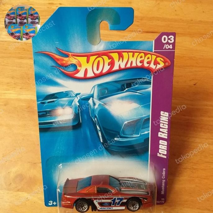 hot wheels FORD RACING Mustang Cobra