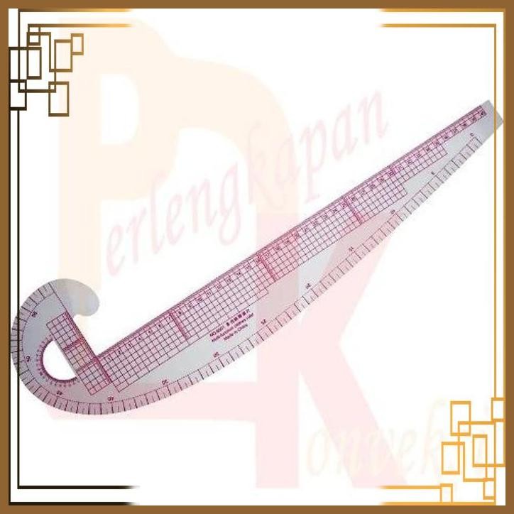 

[PGK] PENGGARIS JAHIT - PENGGARIS POLA LENGKUNG FRENCH CURVE RULER