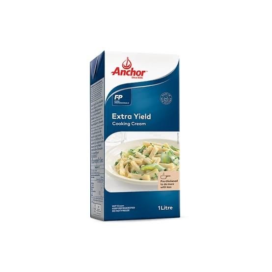 

anchor extra yield cooking cream 1 liter KOMPLIT