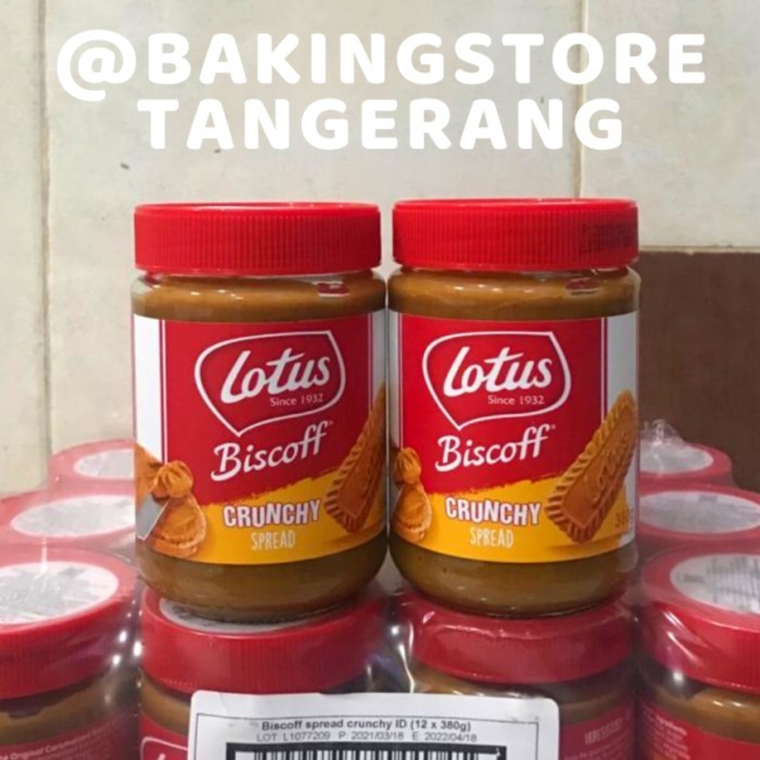 

lotus biscoff spread crunchy 380 gram CUCI GUDANG