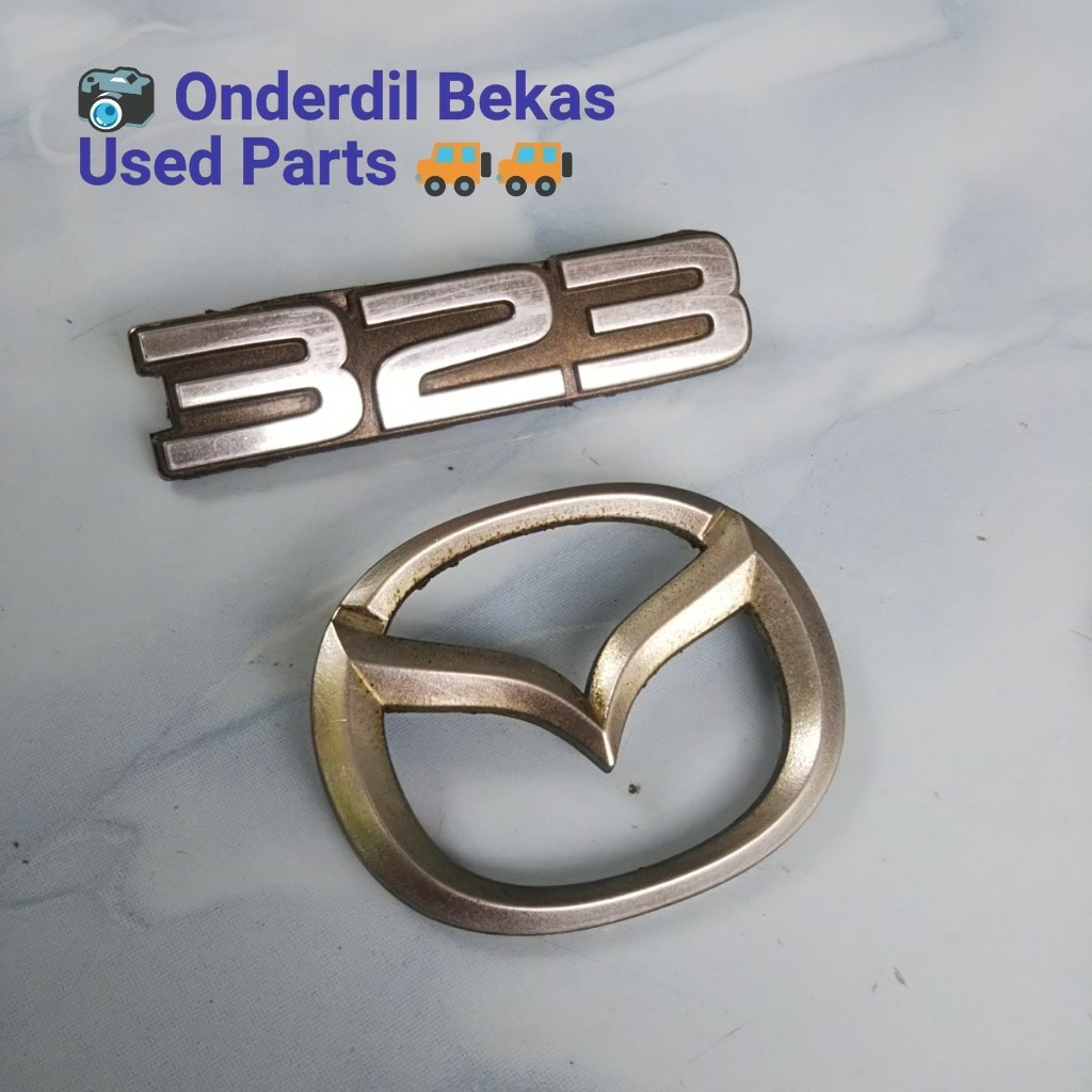 emblem bagasi mazda 323 familia