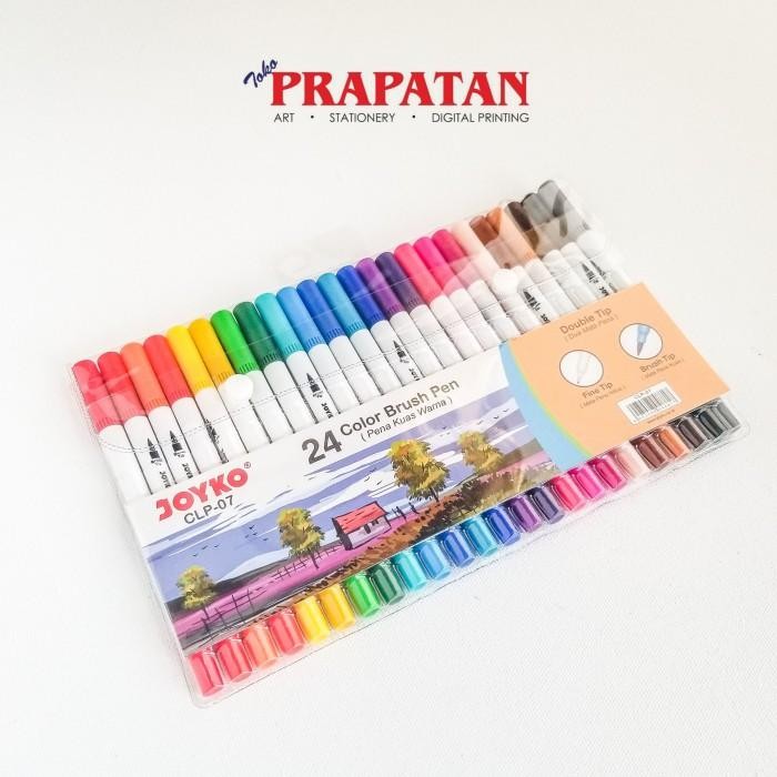 

TERBARU Joyko Brush Pen 24 warna / Pena Kuas