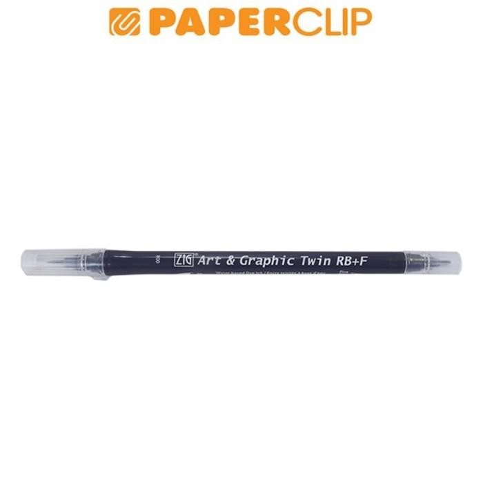 

TERBARU PEN BRUSH ZIG KURETAKE ART & GRAPHIC TWIN RB+F TUT-95 008 GRAY
