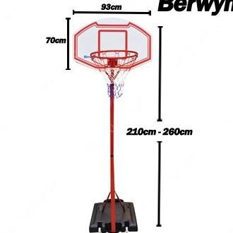 Set Ring Dan Tiang Basket Dewasa-Anak Berwyn Ring Basket Portabel