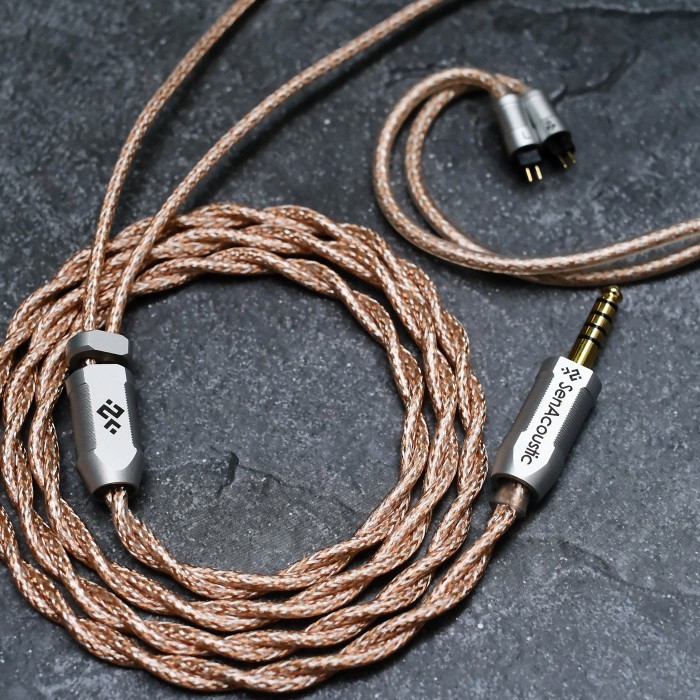 HOT SALE SenAcoustic Rinjani Double Shielded Coaxial Litz 2.5mm 2 Strand Cable