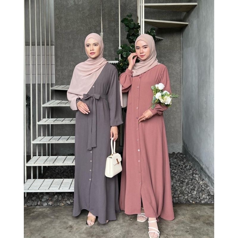 Games Brokat Brukat Set Hijab Baju Remaja Gamies Ghames Busui Pesta Gami Bsju Wanita Drees Muslim 20