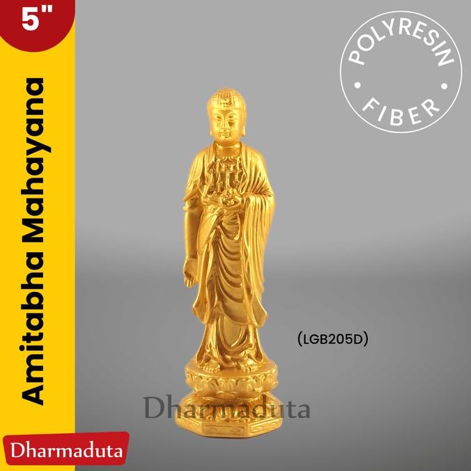 Buruan beli] Amitabha Stand Gold 5in - Rupang Arca Buddha