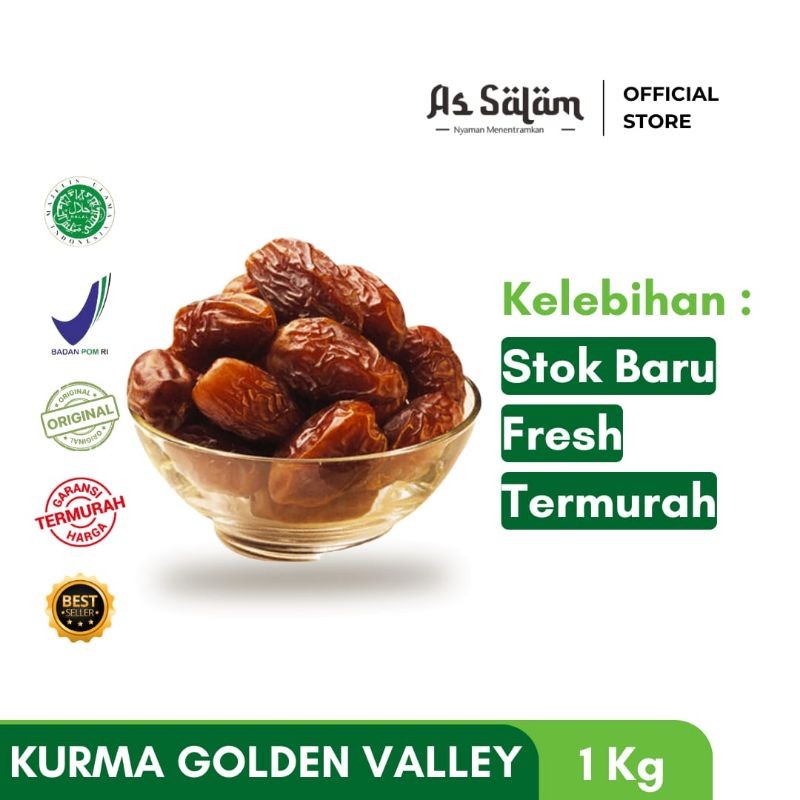 

Kurma Golden Valley Mesir Ecer - 1 Kg