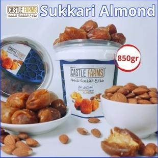 

Baru Kurma Sukkari Almond Mix Mentega 850 Gr Korma Sukari Dates Castle Farm